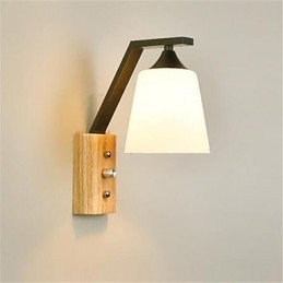 Applique da parete LED country retrò moderna dipinta, luce ambientale, lampadina inclusa