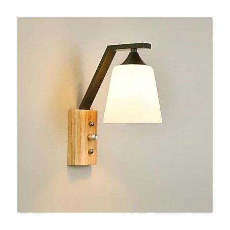 Applique da parete LED country retrò moderna dipinta, luce ambientale, lampadina inclusa