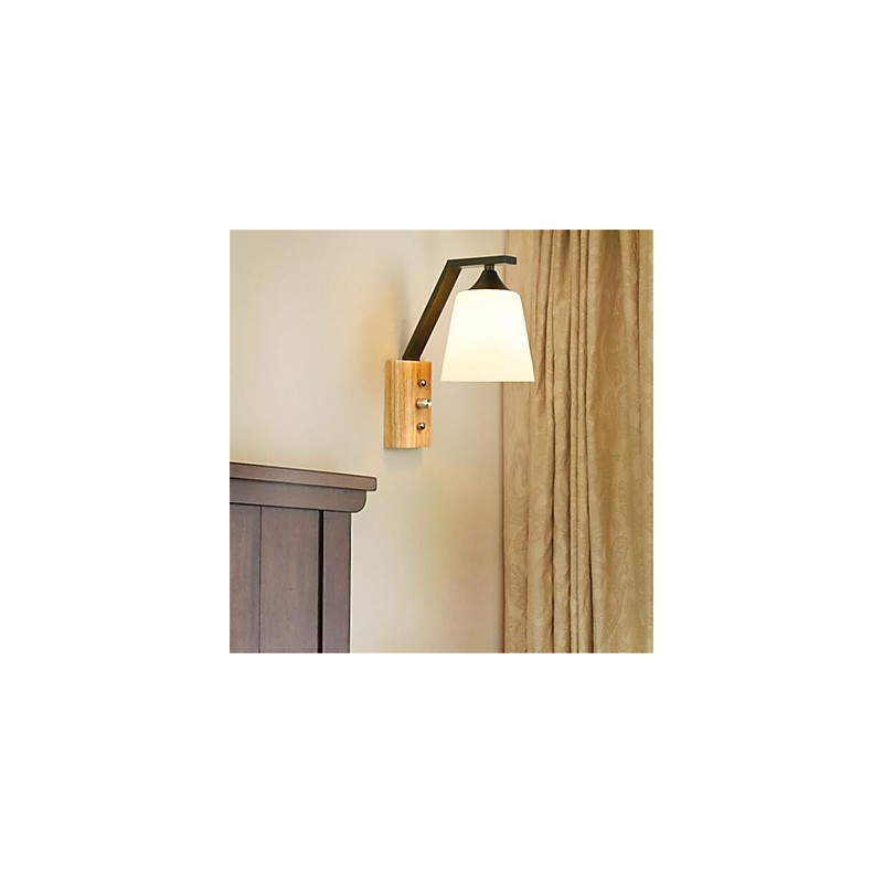 Applique da parete LED country retrò moderna dipinta, luce ambientale, lampadina inclusa