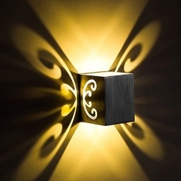 Applique da parete LED in alluminio mini da montare a filo