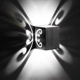 Applique da parete LED in alluminio mini da montare a filo