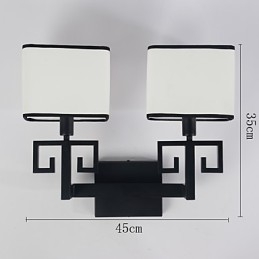 Applique da parete mini rustica/lodge moderna contemporanea dipinta