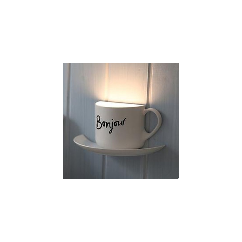 Applique da parete LED moderna contemporanea luce ambientale USB
