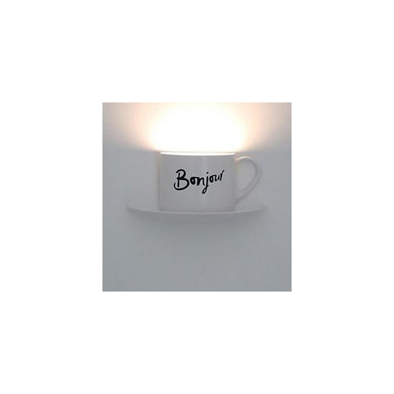 Applique da parete LED moderna contemporanea luce ambientale USB