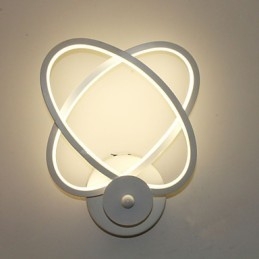 Applique da parete LED in alluminio moderno 20x9x25 cm
