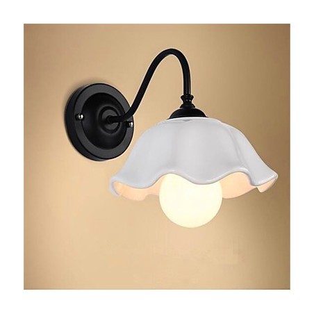 Applique da parete LED country moderna contemporanea finitura pitturata protezione occhi mini luce ambientale