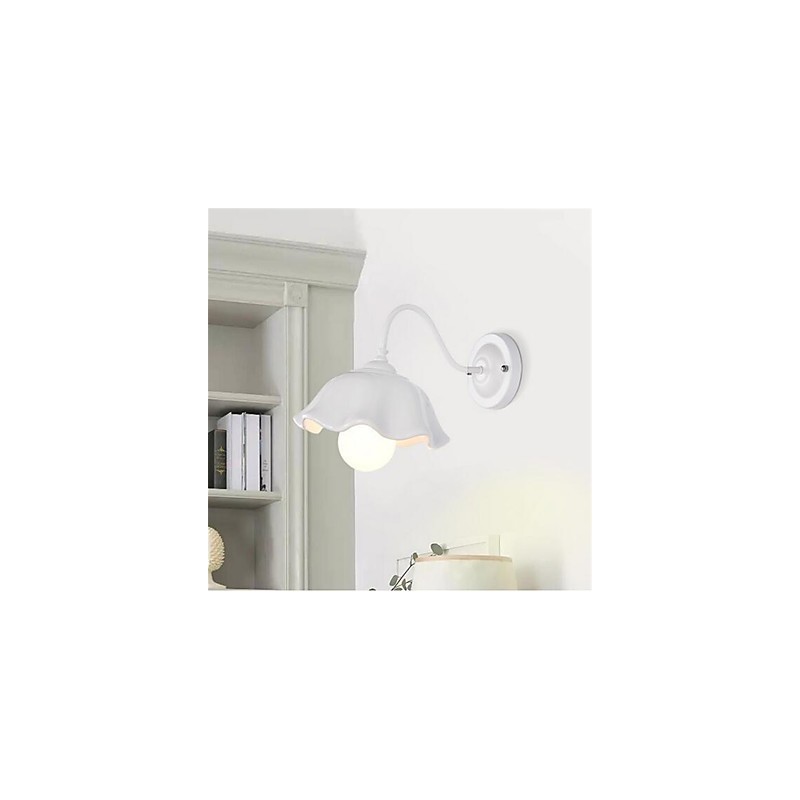 Applique da parete LED country moderna contemporanea finitura pitturata protezione occhi mini luce ambientale