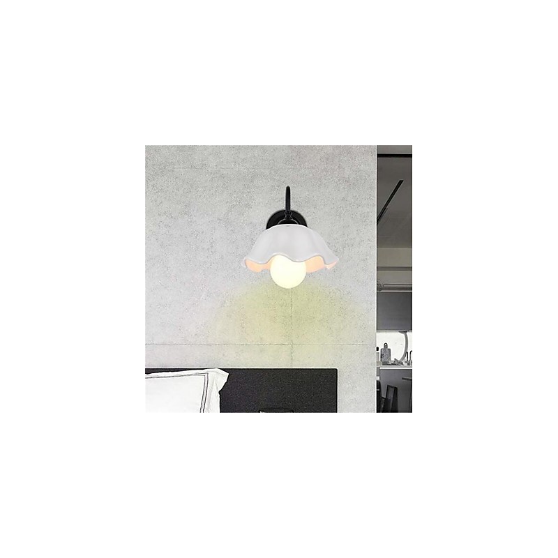 Applique da parete LED country moderna contemporanea finitura pitturata protezione occhi mini luce ambientale