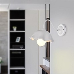 Applique da parete LED country moderna contemporanea finitura pitturata protezione occhi mini luce ambientale