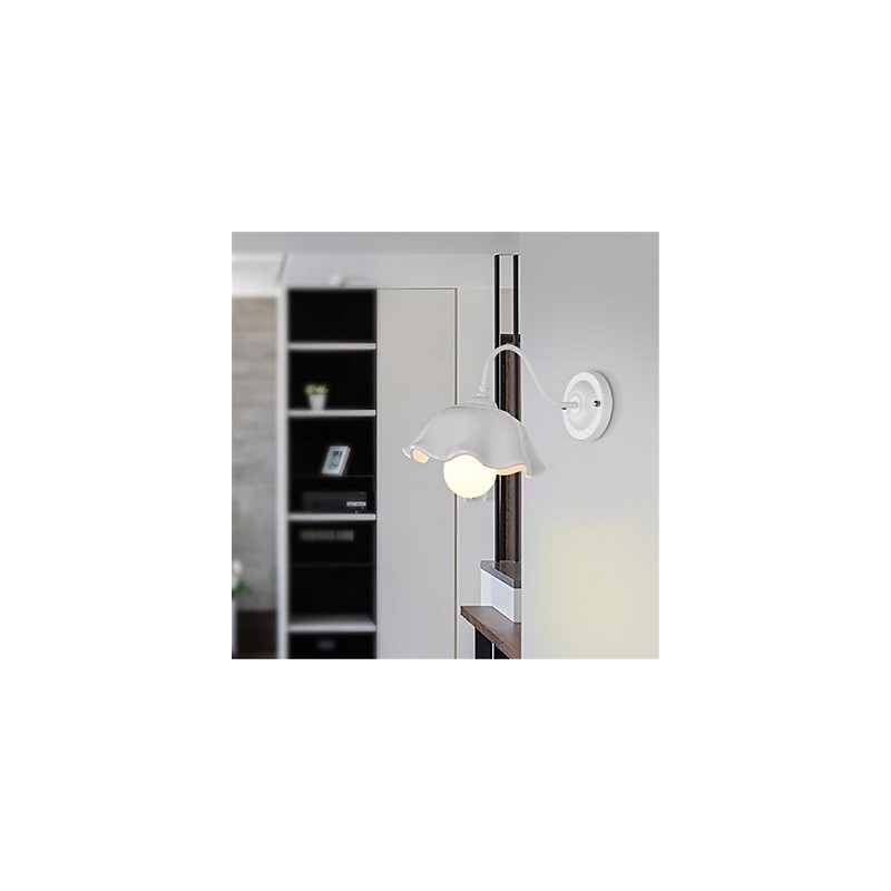 Applique da parete LED country moderna contemporanea finitura pitturata protezione occhi mini luce ambientale