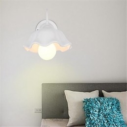 Applique da parete LED country moderna contemporanea finitura pitturata protezione occhi mini luce ambientale