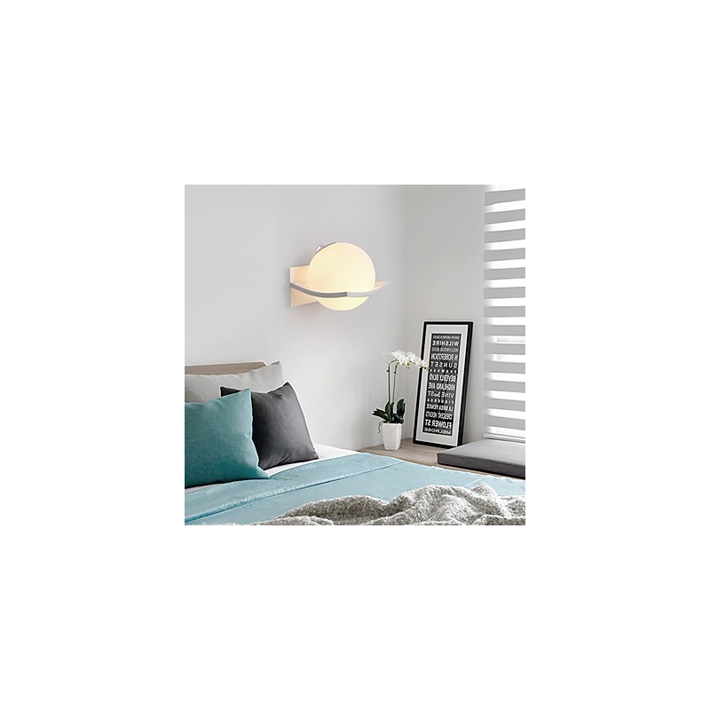 Applique da parete moderna contemporanea luce ambientale protezione occhi 16 × 16 cm E27