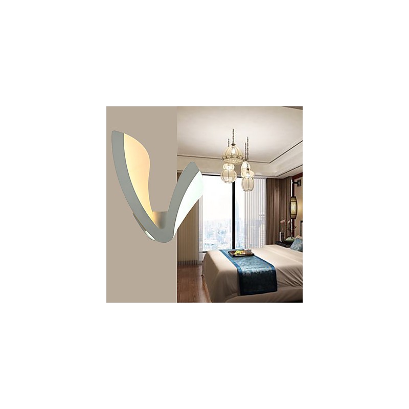 Applique da parete moderna contemporanea regolabile senza gradini mini luce ambientale