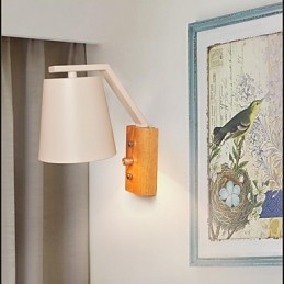 Applique da parete country contemporanea finitura ossido nero, faretto da incasso, E27, 60 W