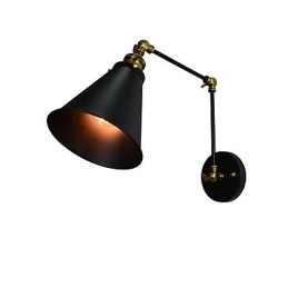 Applique da parete LED rustica tradizionale classica dipinta con faretto da incasso E27