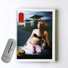 Applique da parete moderna contemporanea effetto pittura con luce ambientale, LED integrato 12 W