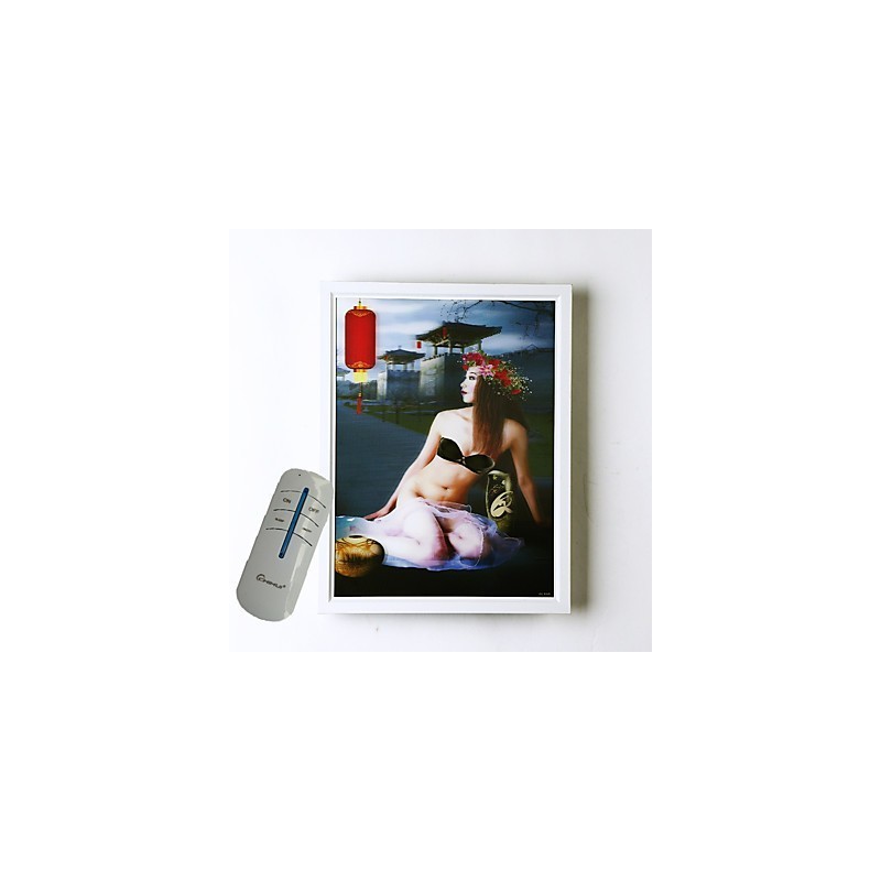 Applique da parete moderna contemporanea effetto pittura con luce ambientale, LED integrato 12 W