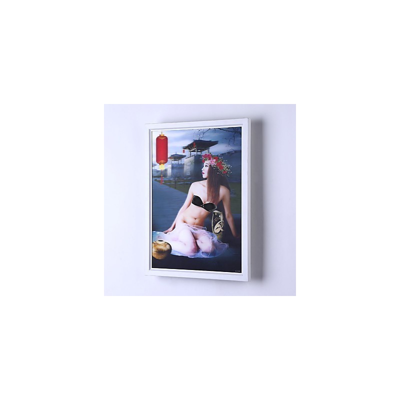 Applique da parete moderna contemporanea effetto pittura con luce ambientale, LED integrato 12 W