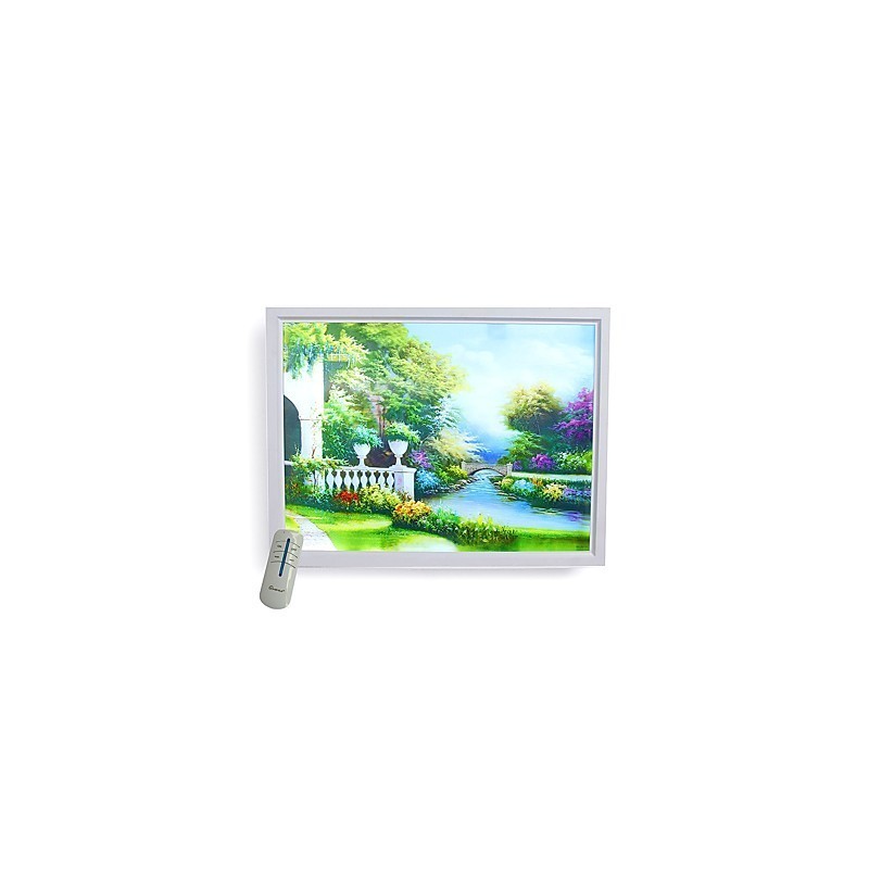 Applique da parete moderna contemporanea con luce ambientale, finitura effetto pittura, LED integrato 12 W