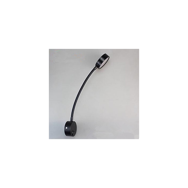 Applique da parete LED con tubo flessibile, argento, 30 cm