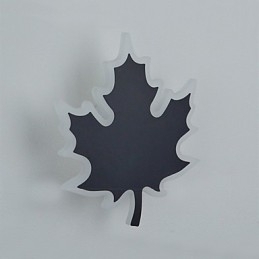 Applique da parete moderna e contemporanea con LED integrato 8 W, luce ambientale, finitura galvanizzata