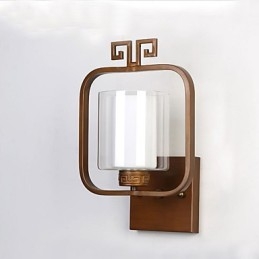 Applique da parete moderna contemporanea con luce ambientale, finitura galvanizzata, E27/E26, 33×20×15 cm