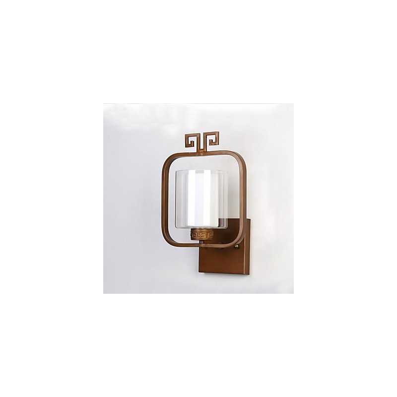Applique da parete moderna contemporanea con luce ambientale, finitura galvanizzata, E27/E26, 33×20×15 cm