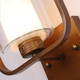 Applique da parete moderna contemporanea con luce ambientale, finitura galvanizzata, E27/E26, 33×20×15 cm