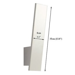 Applique da parete moderna contemporanea con finitura pittura e luce ambientale LED 5 W