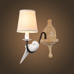 Applique da parete rustica vintage con pittura caratteristica