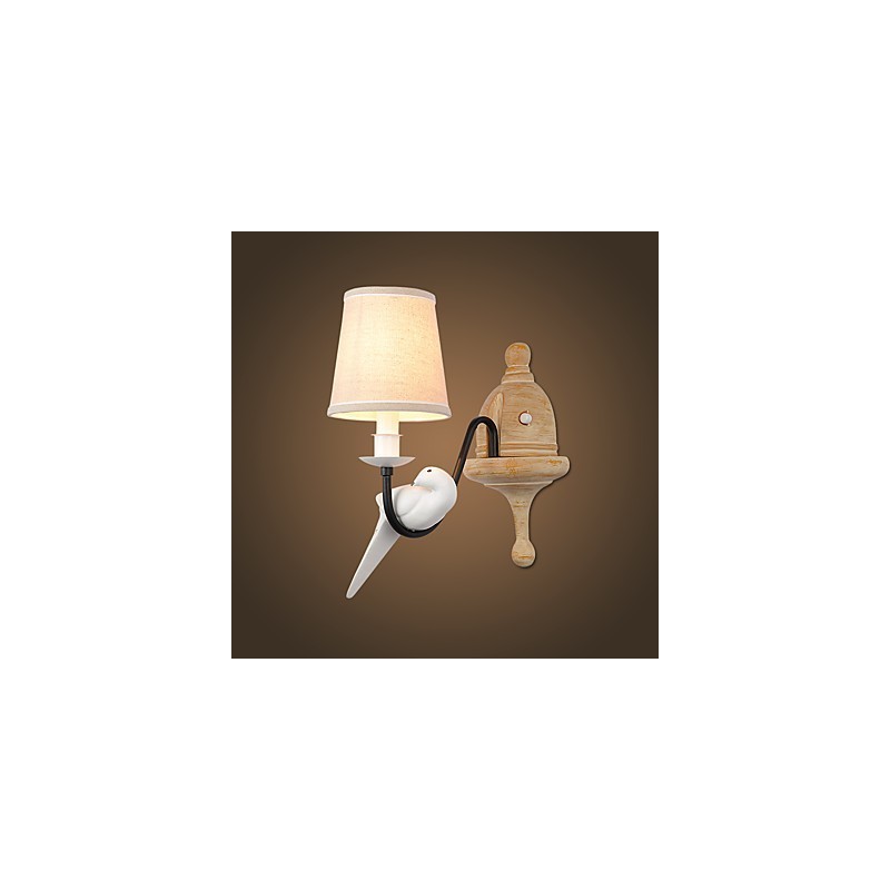 Applique da parete rustica vintage con pittura caratteristica