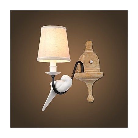 Applique da parete rustica vintage con pittura caratteristica