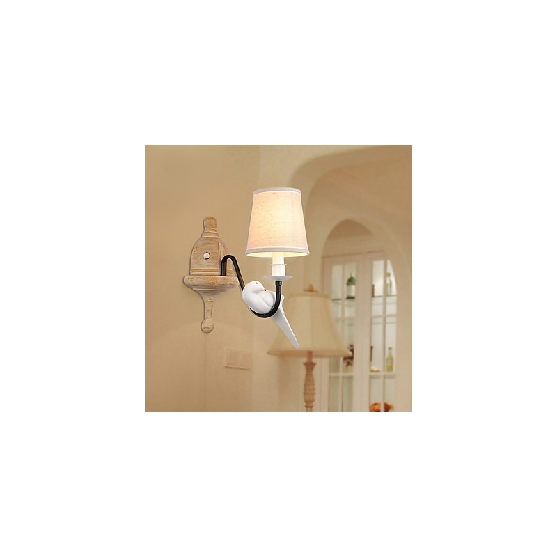 Applique da parete rustica vintage con pittura caratteristica