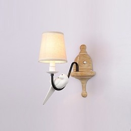 Applique da parete rustica vintage con pittura caratteristica