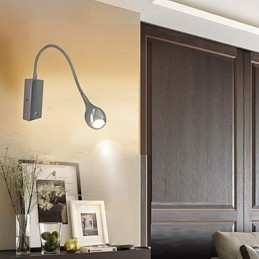 Applique da parete LED moderna contemporanea luce ambientale 3 W