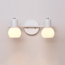 Applique da parete moderna in vetro, luce ambientale, E12/E14, 40 W