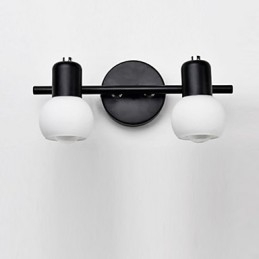 Applique da parete moderna in vetro, luce ambientale, E12/E14, 40 W
