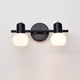 Applique da parete moderna in vetro, luce ambientale, E12/E14, 40 W