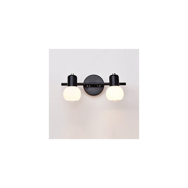 Applique da parete moderna in vetro, luce ambientale, E12/E14, 40 W