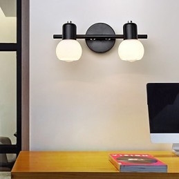 Applique da parete moderna in vetro, luce ambientale, E12/E14, 40 W