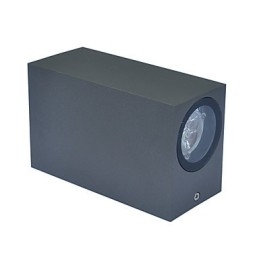 Applique da parete per esterni IP65 impermeabile GU10 2 lampadine