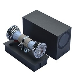 Applique da parete per esterni IP65 impermeabile GU10 2 lampadine