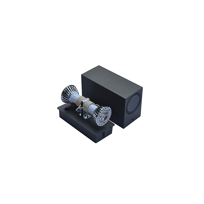Applique da parete per esterni IP65 impermeabile GU10 2 lampadine