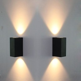 Applique da parete per esterni IP65 impermeabile GU10 2 lampadine