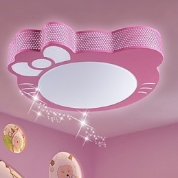 Plafoniera moderna da soffitto a filo con 3 lampadine E26/E27 in metallo