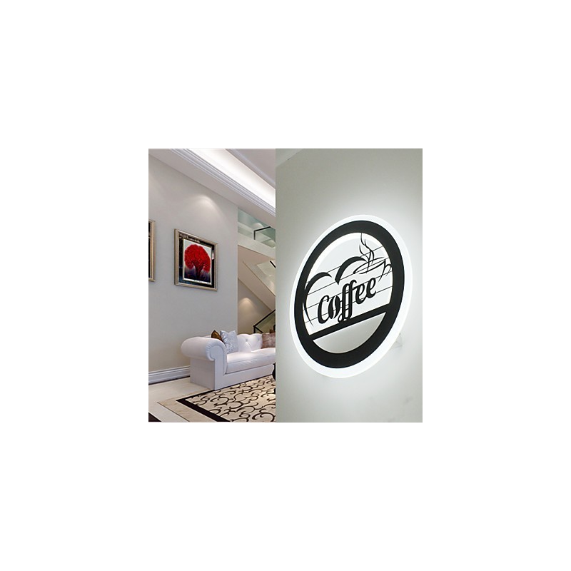 Applique da parete LED integrato 29 W 28 cm metallo