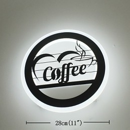 Applique da parete LED integrato 29 W 28 cm metallo