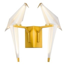 Applique da parete LED integrato oro stile semplice tradizionale/classico country mini