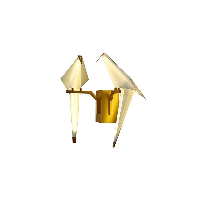 Applique da parete LED integrato oro stile semplice tradizionale/classico country mini