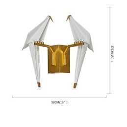 Applique da parete LED integrato oro stile semplice tradizionale/classico country mini